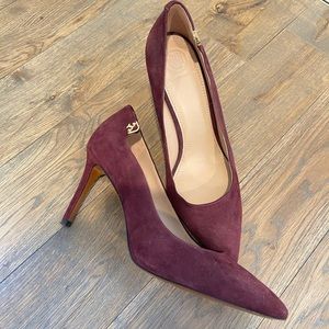 Tory Burch suede heels 8.5